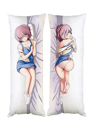 Подушка дакимакура судьба ночь схватки fate mashu декоративная ростовая подушка для обнимания