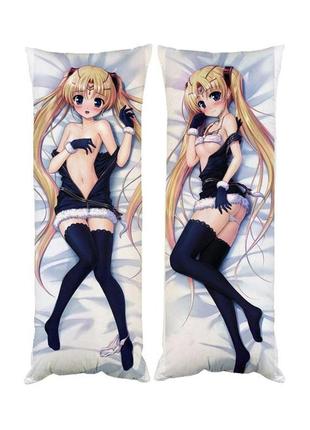 Подушка дакимакура потускневшие крылья эстия декоративная ростовая подушка для обнимания