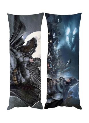 Подушка дакимакура бэтмен batman декоративная ростовая подушка для обнимания