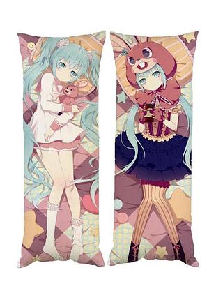Подушка дакімакура вакалоїд міку хатцуне декоративна ростова подушка для обіймання двостороння
