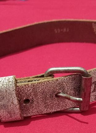 П2. шкіряний вінтажний чоловічий жіночий ремінь пасок пояс білий шкіра