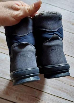 Зимові черевики дівчинки зимние ботинки для девочки superfit 31р 20см5 фото