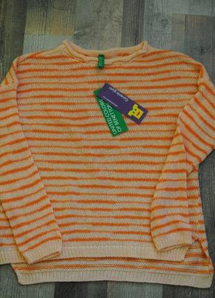 Кофта на дівчинку benetton 6-7 років 120 см