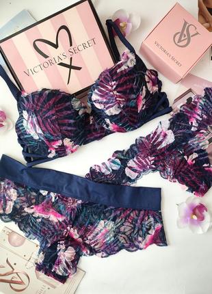 Комплект білизни victoria's secret original pink s m 34c 34d 75c