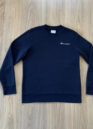 Мужской плотный хлопковый свитшот с логотипом champion