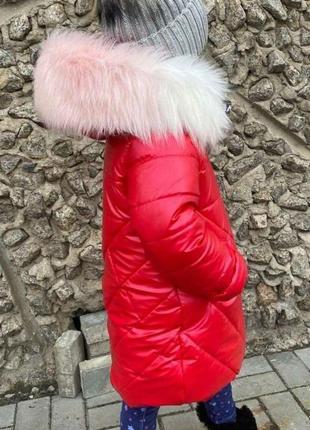 Пальто зимове / пуховик/ подовжена куртка4 фото