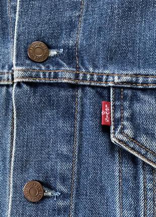 Мужская винтажная джинсовая куртка levis vintage6 фото