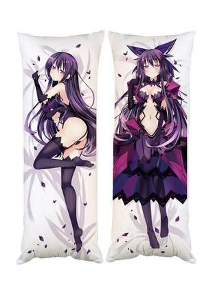 Подушка дакимакура тока ятогами рандеву с жизнью декоративная ростовая подушка для обнимания двусторонняя