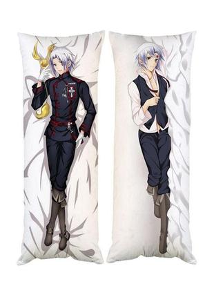 Подушка дакімакура аллен волкер d.gray-man декоративна ростова подушка для обіймання двостороння