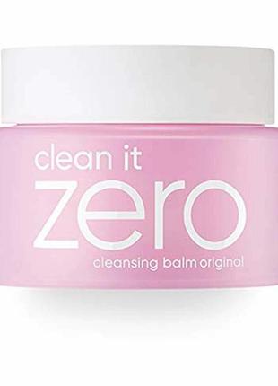 Танучий бальзам для зняття макіяжу banila co clean it zero cleansing balm original 100 мл