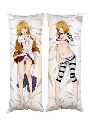 Подушка дакімакура кангоку тюремна школа декоративна ростова подушка для обіймання двостороння