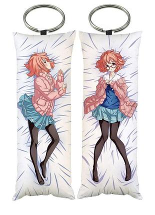 Брелок мини-дакимакура аниме курияма мирай двухсторонняя 4*10 см (dak1014k)