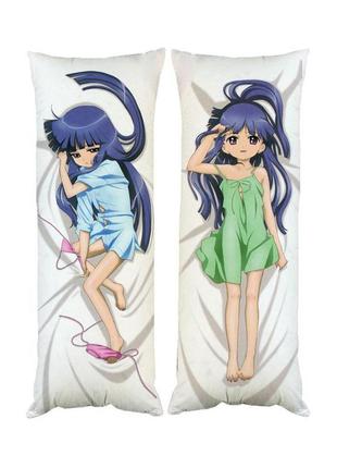 Подушка дакимакура рика когда плачут цикады декоративная ростовая подушка для обнимания