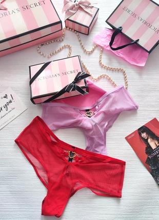 Набір трусиків victoria's secret труси белье білизна виктория сикрет3 фото