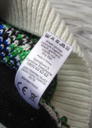 Светящийся  музыкальный теплая вязаный тепла в'язана кофта свитер светр джемпер дино новогодний5 фото