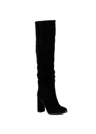 1055ц женские ботфорты sasha fabia,замшевые, только 38р