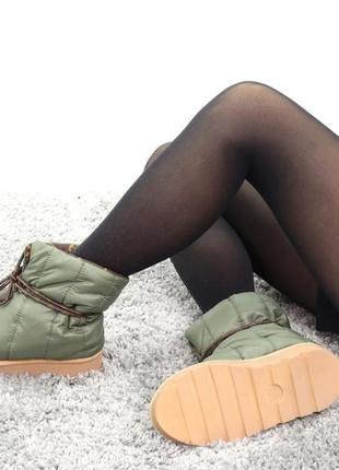 Круті жіночі зимові ботинки топ якість ❄️📝3 фото