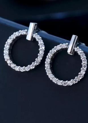 Серьги серебро 925 проба