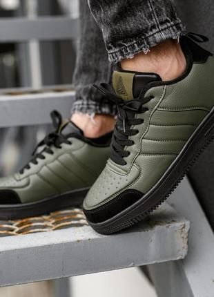 Зимові кросівки stilli khaki\black  (низькі)