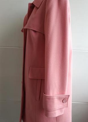Пальто george в пастельных розовых тона.3 фото
