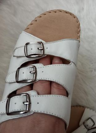 Шльопанці, натуральна шкіра, fly flot, antishock, антишок