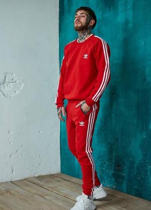 Спортивний зимовий костюм adidas світшот + штани