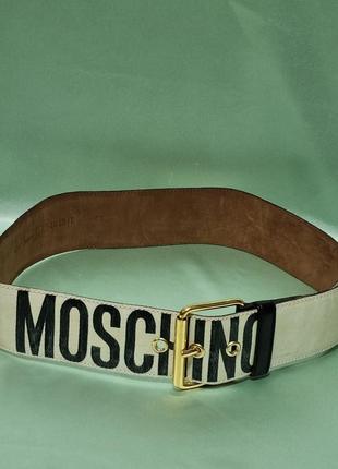 Шкіряний ремінь moschino, оригінал