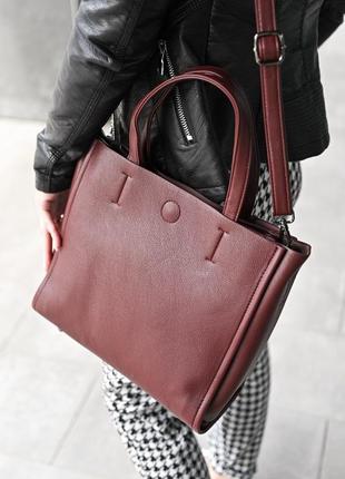 Деловая женская сумка “karlos marconi”5 фото