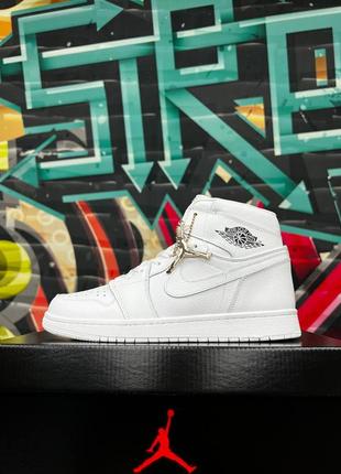 Чоловічі кросівки nike air jordan high all white