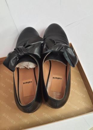Туфли кожанные фирмы   kalliste (black)3 фото