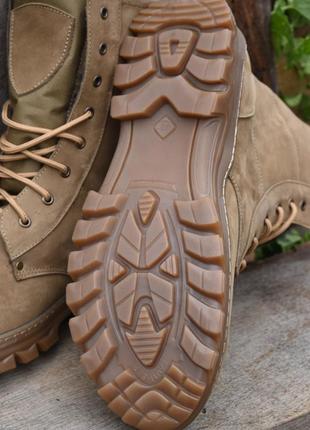 Тактичні черевики,берці,берци зимові чоловічі койот великого розміру 47-48 нубук воєнні, армійскі зсу всу (зима 2022-2023)3 фото