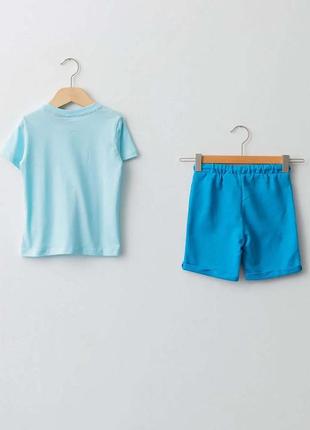 1-2/4-5 років новий фірмовий літній комплект костюм шорти із футболкою lc waikiki snoopy2 фото