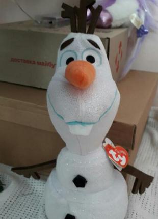 Олаф снеговик "холодное сердце" эльза olaf ty frozen мультяшний сніговик олаф дісней дисней disney3 фото