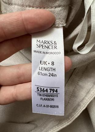 Лляна спідниця marks&spencer4 фото