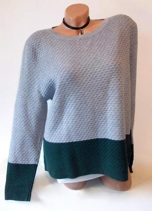 Крутий джемпер оверсайз вільна сіра кофта з блискавкою светр