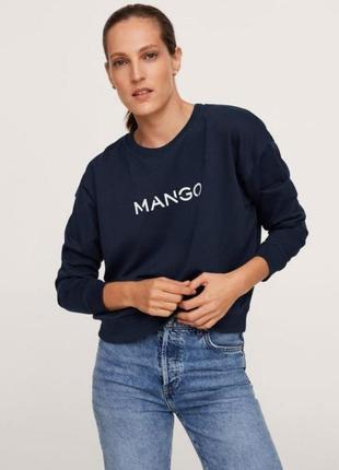 Свитшот, світшот, кофта, кофта с лого, свитшот mango двунитка1 фото