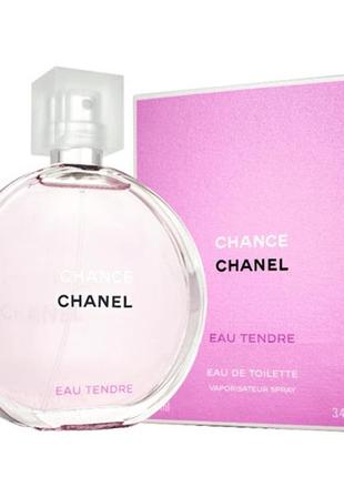 Chanel chance eau tendre туалетна вода 100 ml духи шанель шанс тандр тендер рожевий 100 мл жіночий4 фото