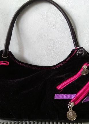 Прикольна двостороння сумка на одній ручці сумочка клатч 5