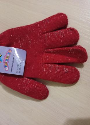 Детские перчатки для девочки.