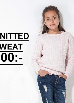 Детская вязанная кофта свитер пуловер джемпер lager157