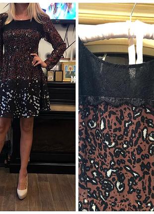 Продам шифоновое платье в модном принте