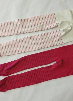 Колготки фирма m&s на 2-3 года , 7-8 лет