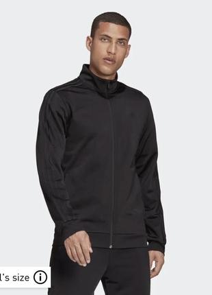 Оригінальна олімпійка, zip-худі adidas essentials waem-up 3 stripes track jacket