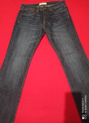 Т18. джинсовые хлопковые синие штаны джинс хлопок бавовна бавовняні2 фото