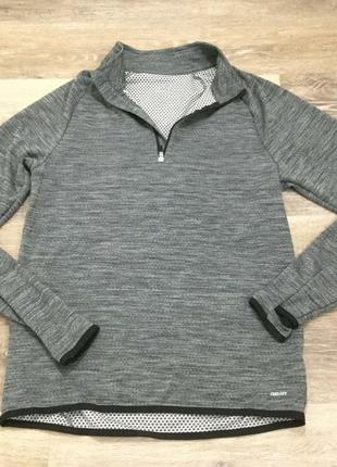 Чоловіча спортивна кофта champion duo dry  сіра для активного одягу