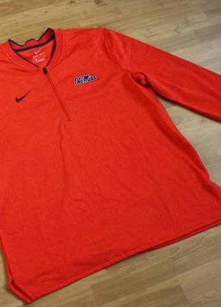 Кофта бомбер nike ole miss розмір l фліс