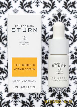 Люкс антивікова сироватка з вітаміном c dr. barbara sturm the good c vitamin serum 3 мл