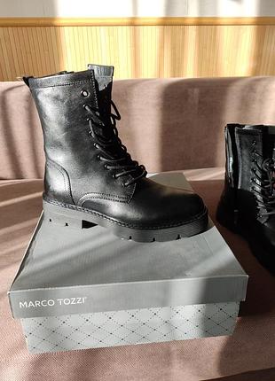 Шкіряні черевики marco tozzi