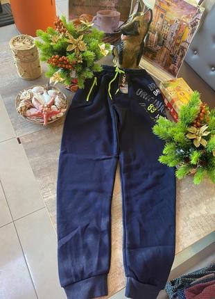 Тёплые на флисе штаны