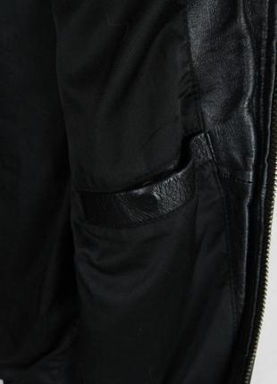 Куртка кожаная чёрная bershka blackout2 фото